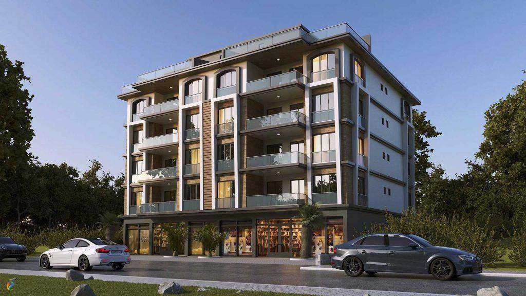 Apartman bina cephe tasarımı ve modern konut dış cephe örnekleri | Apartment building facade design and modern residential exterior examples