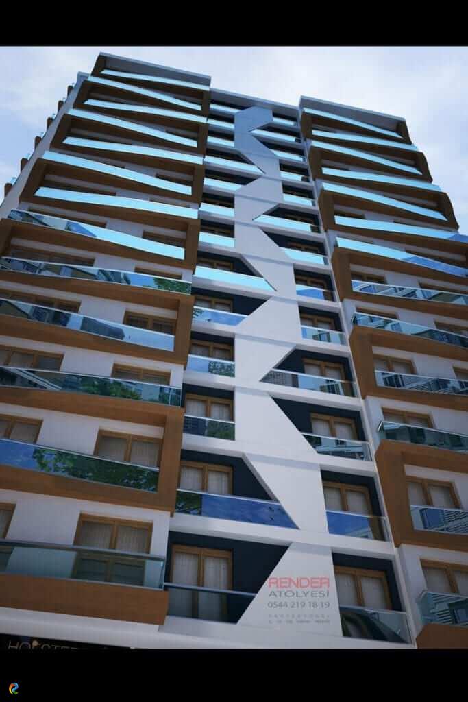 Kompozit dış cephe tasarımı ve bina cephe örnekleri | Composite building facade design and exterior examples