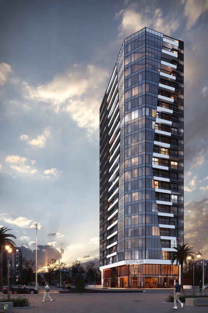 Modern bina cephe tasarımı ve gökdelen dış cephe örnekleri | Modern building facade design and skyscraper exterior examples