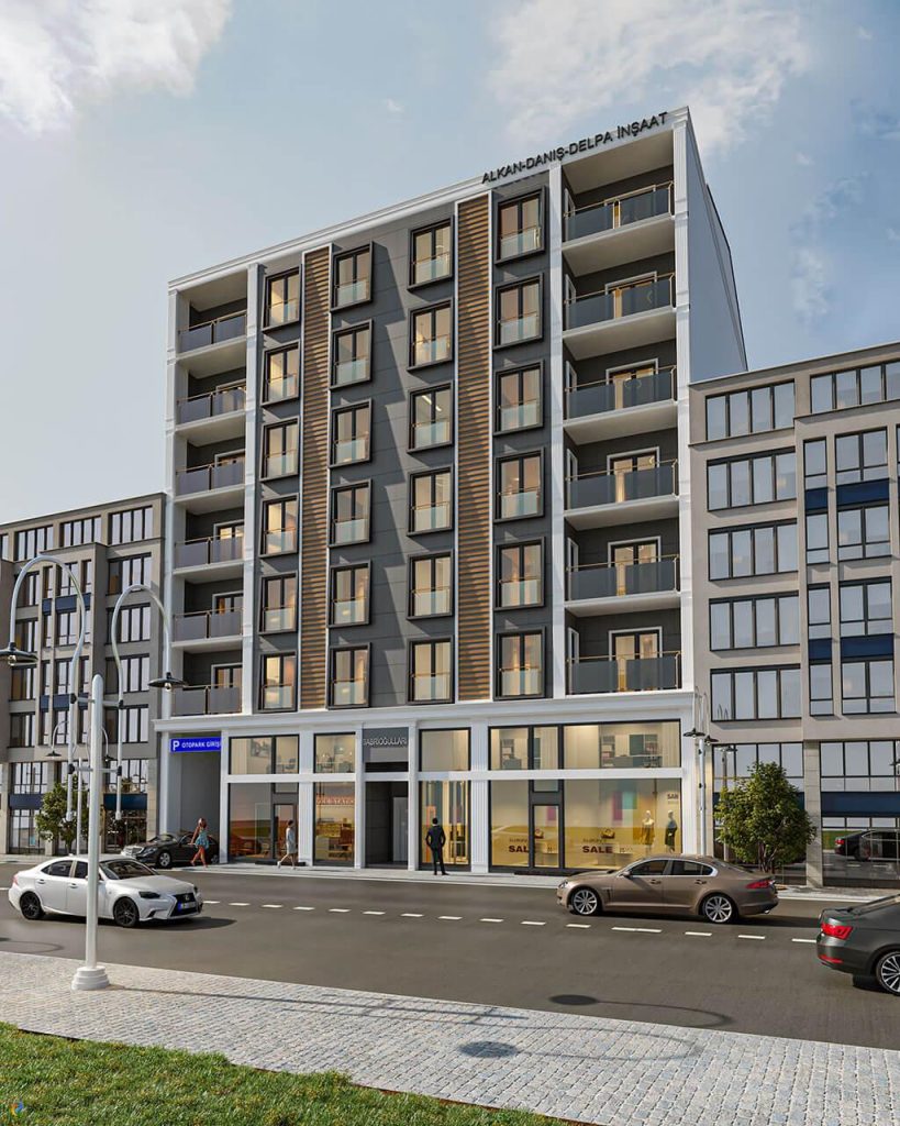 Bitişik nizam bina cephe tasarımı ve apartman dış cephe örnekleri | Attached building facade design and apartment exterior examples