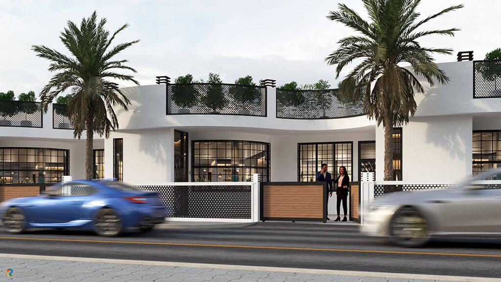 Modern müstakil ev dış cephe modelleri ve beyaz villa tasarımı | Modern detached house exterior models and white villa design