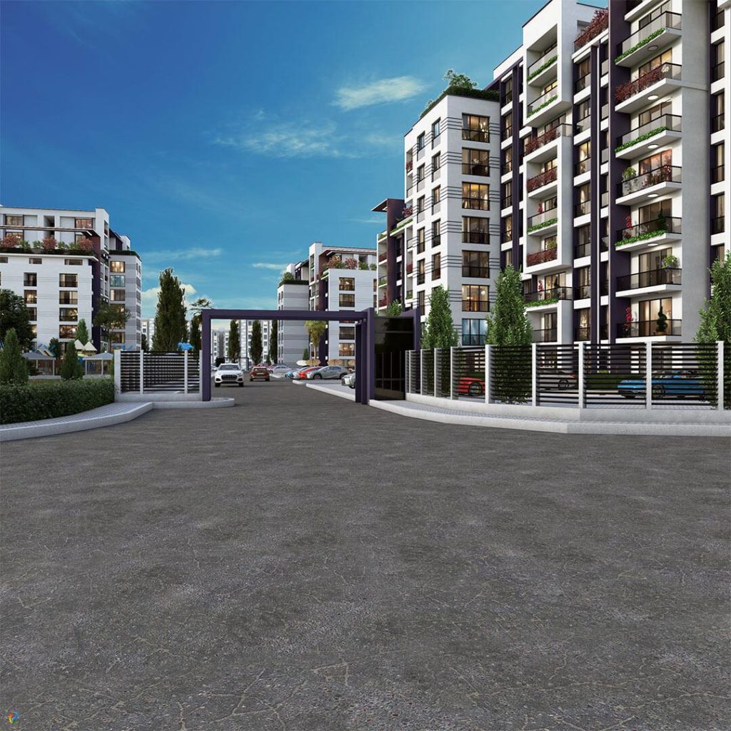 Güvenlikli site bina cephe tasarımı ve dış cephe örnekleri | Gated community building facade design and exterior examples