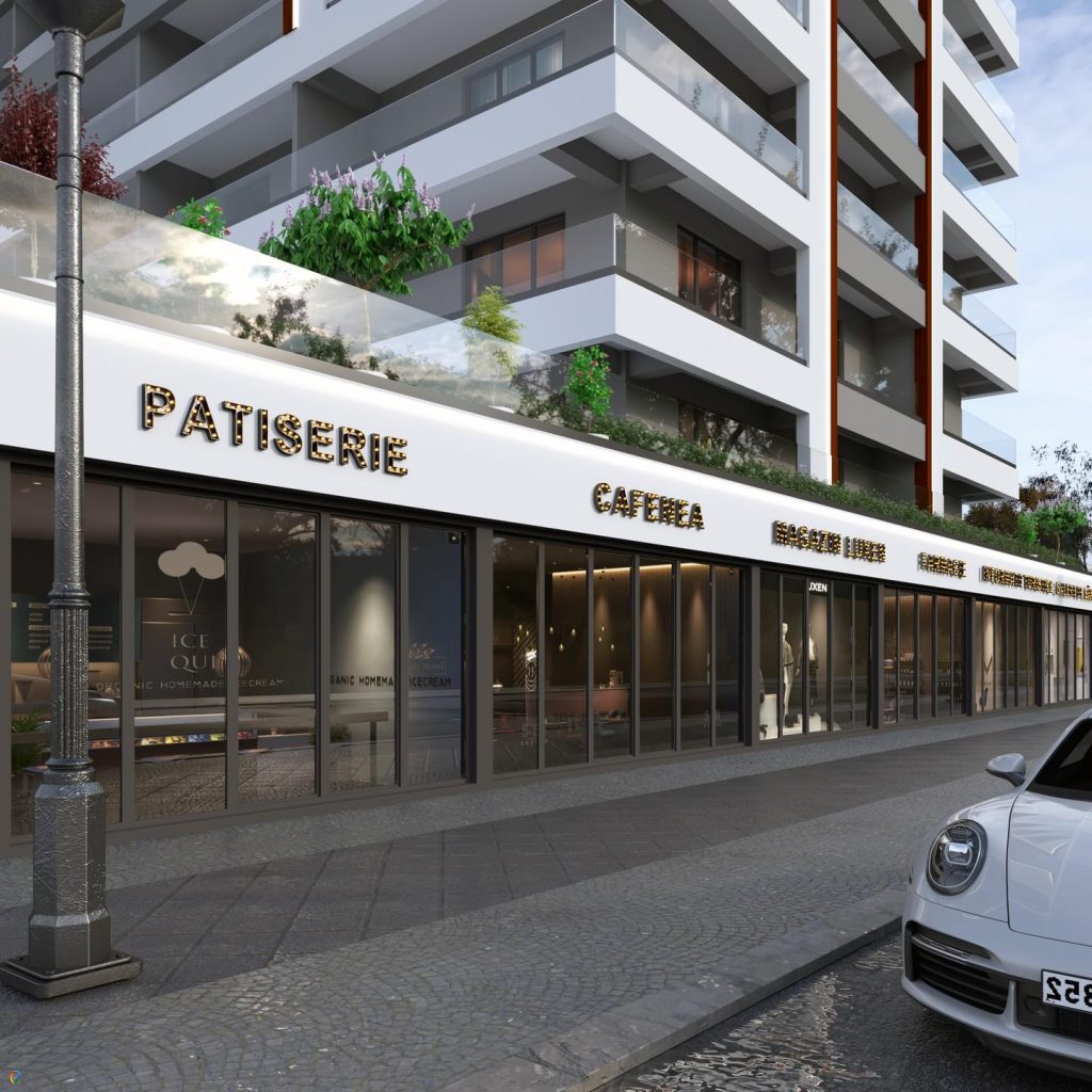 Ticari dükkan dış cephe tasarımı ve mağaza cephe örnekleri | Commercial shop exterior design and store facade examples