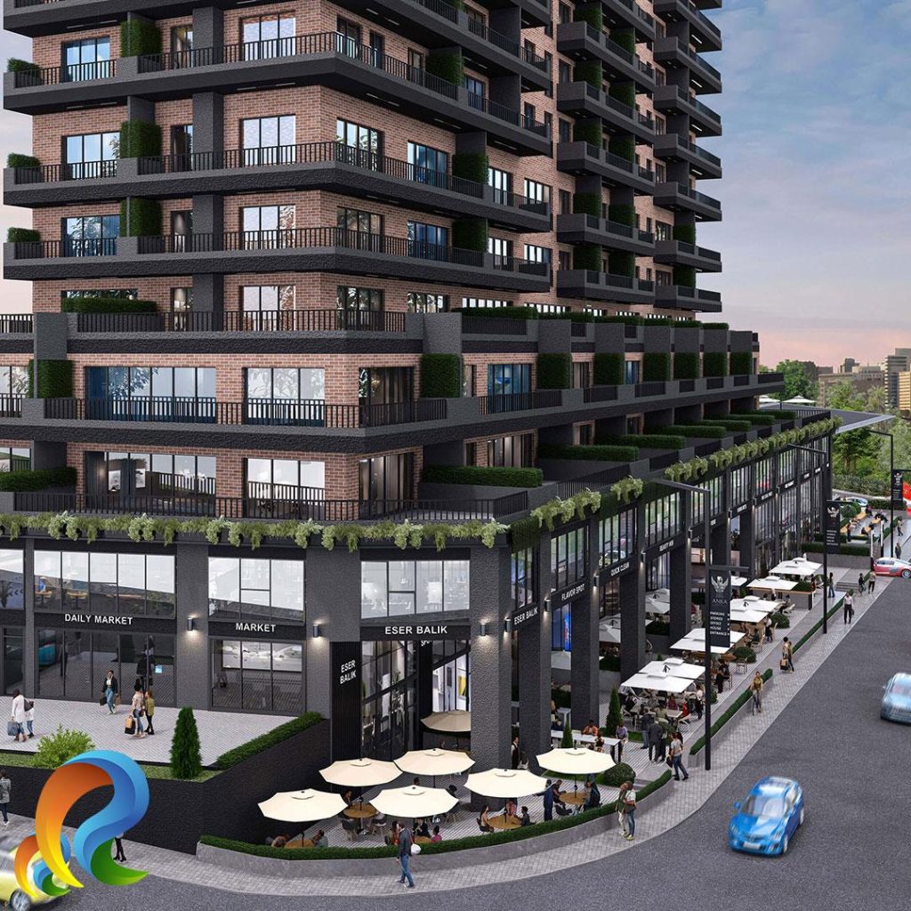 Tuğla kaplama bina cephe tasarımı ve dış cephe örnekleri | Brick cladding building facade design and exterior examples