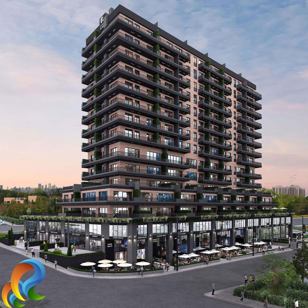 Modern apartman bina cephe tasarımı ve dış cephe örnekleri | Modern apartment building facade design and exterior examples