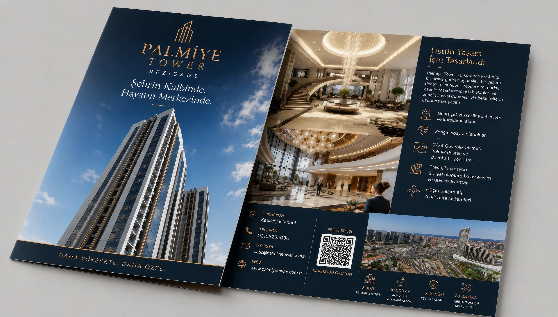 İnşaat proje tanıtımı katalog tasarımı ve gayrimenkul pazarlama çalışması
